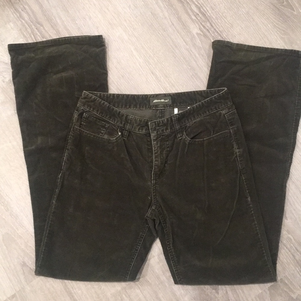 Eddie Bauer boot cut corduroy pants size 2